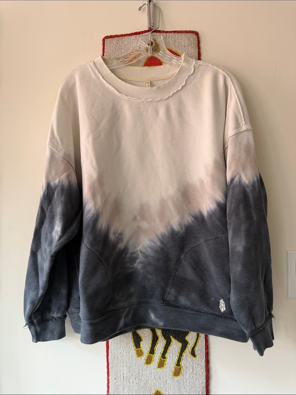 “FREE PEOPLE” Oversized Women’s Sweatshirt with Pockets